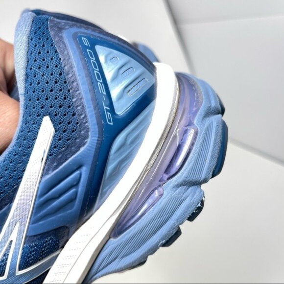 Asics Womens GT 2000 9 1012A863 Blue Running Shoes Sneakers Size 9.5 - Picture 16 of 16